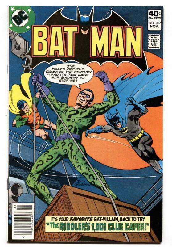 BATMAN #317-1979 comic book DC RIDDLER cover | Comic Books - Bronze Age ...