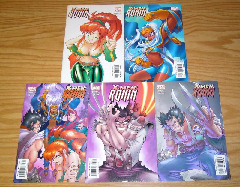 X-Men: Ronin #1-5 VF/NM complete series - marvel mangaverse wolverine set 2 3 4