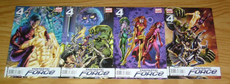 Fantastic Force vol. 2 #1-4 VF/NM complete series - fantastic four spin-off 2 3