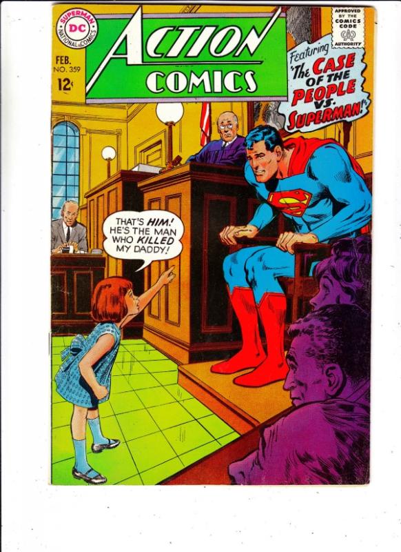 Action Comics #359 (Feb-68) VF+ High-Grade Superman
