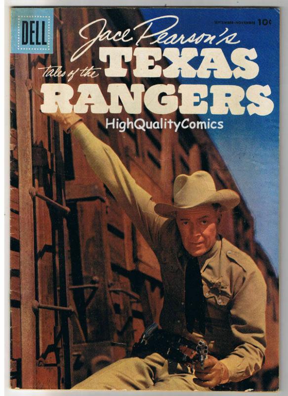 JACE PEARSON TEXAS RANGERS 13, VG+, Western, Photo Cv, 1956