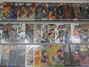 Huge Lot of 130+ Comics W/ Spawn, Lady Death,  Sonic the Hedgehog Avg FN Cond.