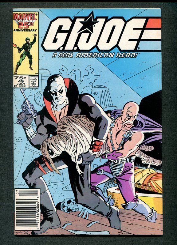 G.I. Joe #49 /  5.0  VG/FN  / 1st appearance  Serpentor/ Newsstand /  July 1985