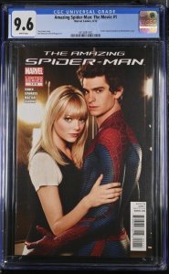 (2012) AMAZING SPIDER-MAN THE MOVIE #1 CGC 9.6 WP! EMMA STONE PHOTO COVER