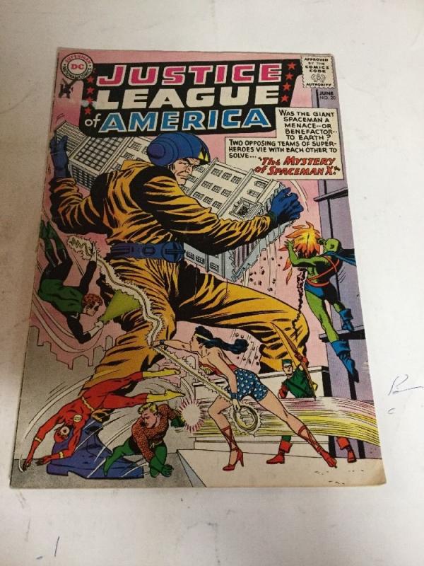 Justice League Of America 20 Vg- Very Good- 3.5