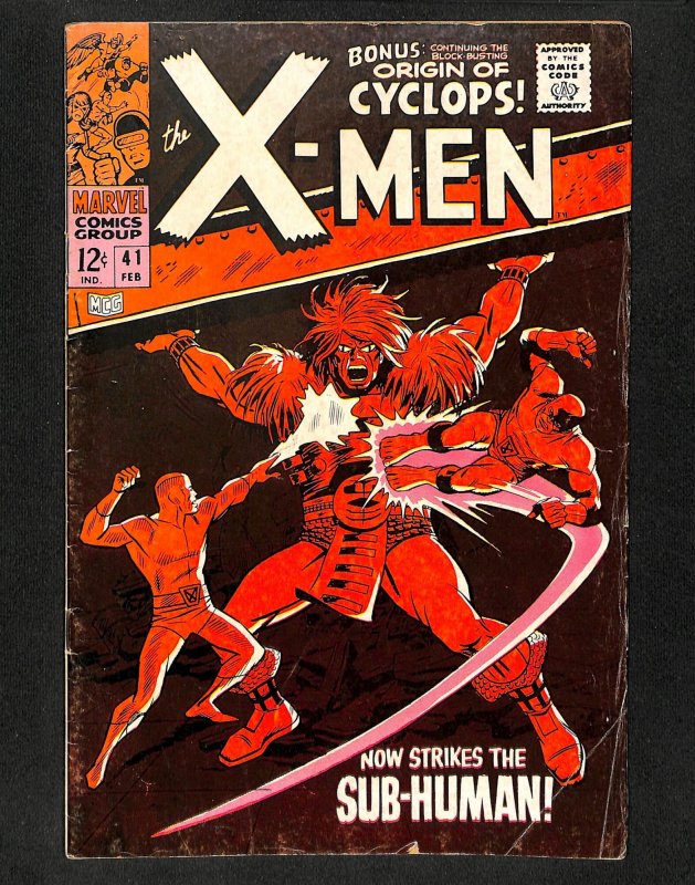 X-Men #41 Sub-Human!
