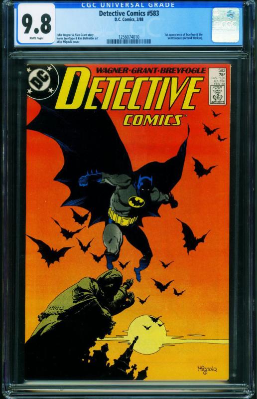 Detective Comics #583 CGC 9.8 1988-1st SCARFACE and VENTRILOQUIST 1256074010