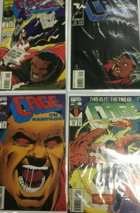 Cage marvel comic lot 1st series set:#1-20 8.0 VF (1992)