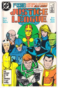 Justice League #1 (1987) Justice League [Key Issue]