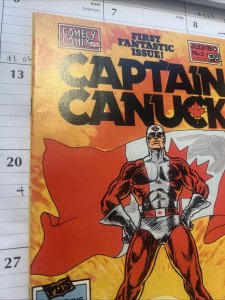 Captain Canuck #1 - 1st App Captain Canuck Comely Comix Canadian 1975
