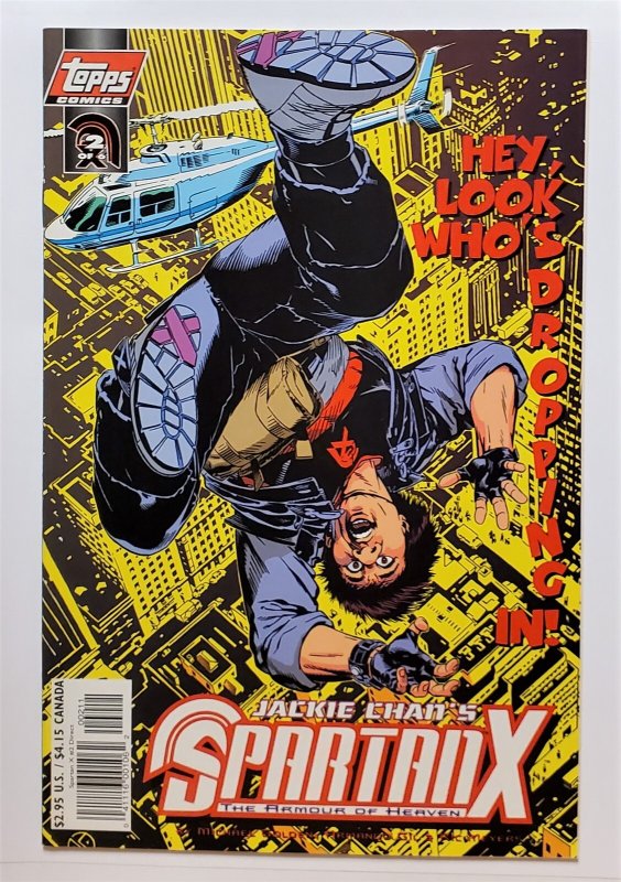 Spartan X: The Armour of Heaven #2 (Jackie Chan's ) (Jun 1997, Topps) VF/NM