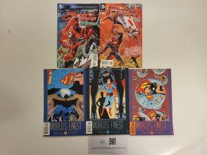 5 DC Comics #4 5 6 World's Finest + #7 8 Red Lanterns 95 TJ19