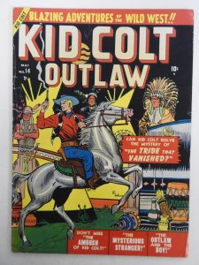 Kid Colt Outlaw #14 (1951) The Tribe That Vanished! Sharp VG Condition!!