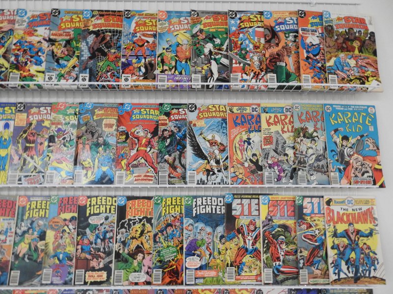 Huge Lot 170+ Comics W/ Batman, Freedom Fighters,  All-Star Squadron+ Avg VG+!!