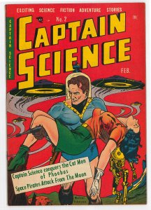 Captain Science (1950) #2 FN-
