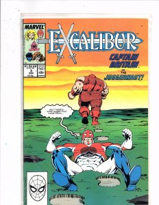 Marvel Comics Excalibur #3 Alan Davis Art, Chris Claremont Story Captain Britain