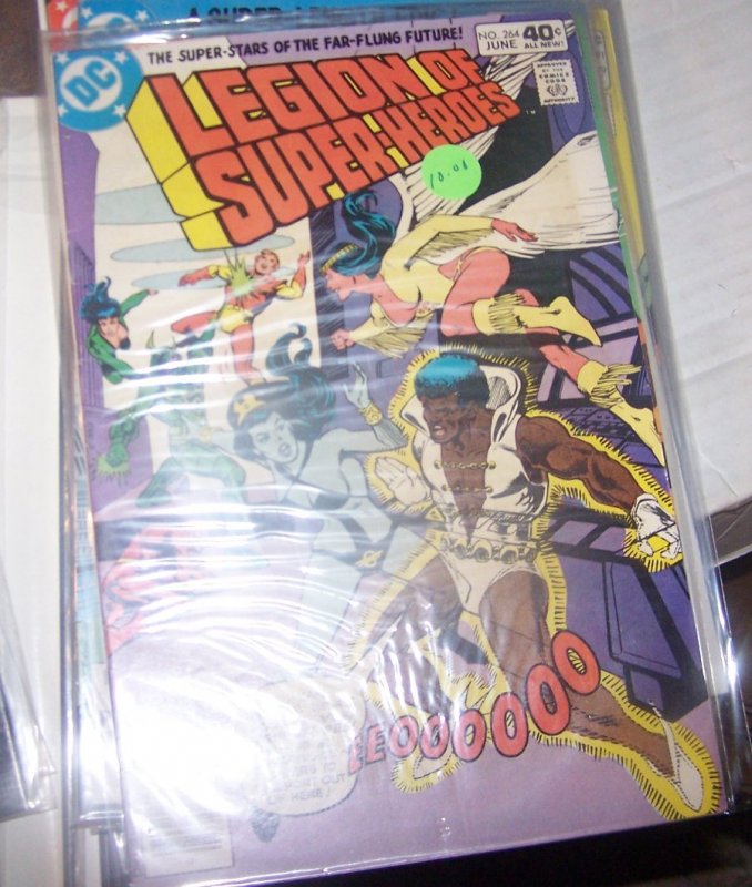 LEGION OF SUPER HEROES # 264 DC  1980 dagon sunboy shadowlass superboy 