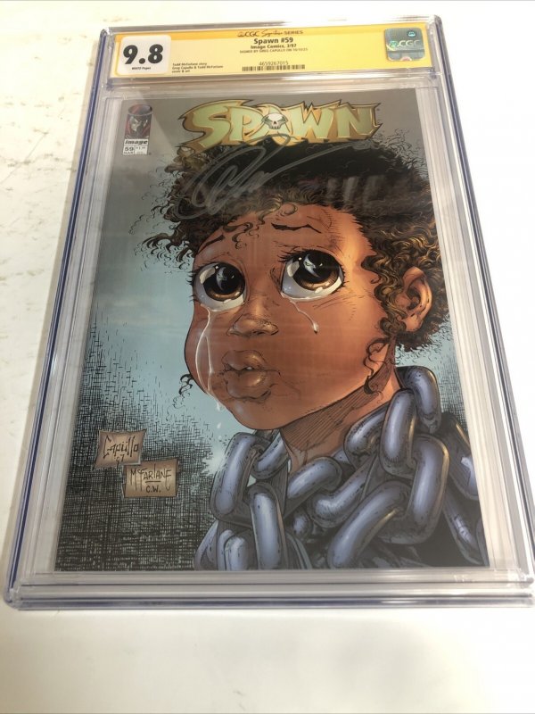 Spawn (1997) # 59 (CGC 9.8 SS) Signed Greg Capullo * Image Comics * Census = 2