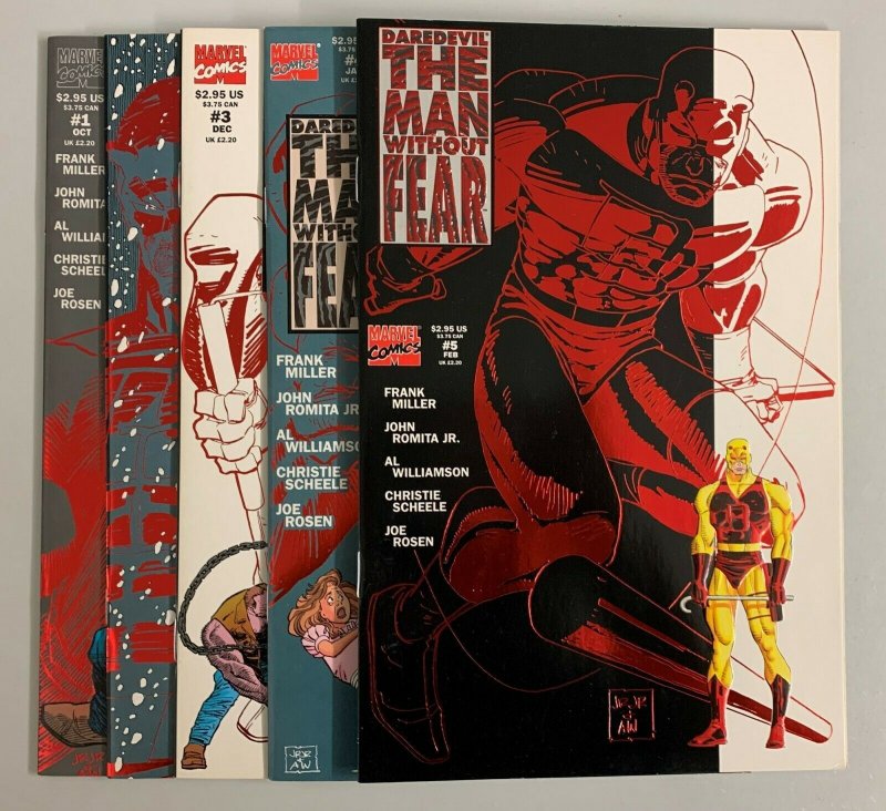 Daredevil The Man Without Fear #1-5 (Marvel 1993) 1 2 3 4 5 Frank Miller (9.0+)