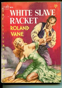 Leisure Library #8 1952-Roland Vance-spicy Good Girl art cover-Heade-FN/VF