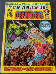 Marvel Feature #2: Ft Defenders!  (1972) VF+