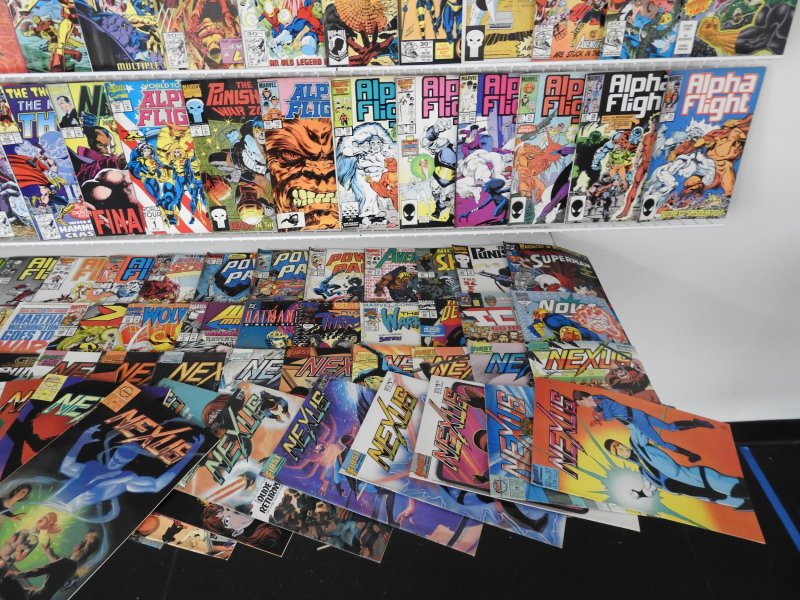 Huge Lot 200+ Comics W/ Alpha Flight, Batman, Silver Surfer, +More! Avg VG/FN !