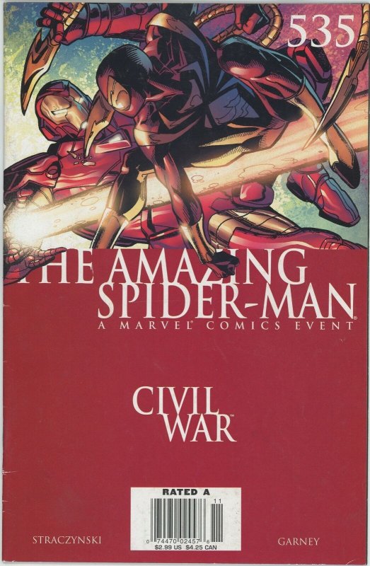 Amazing Spider Man #535 - 5.5 FN- *Civil War*