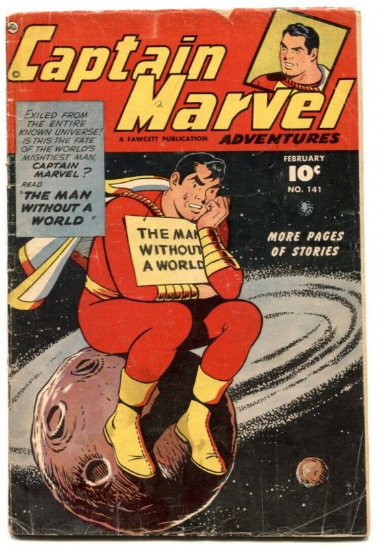 Captain Marvel Adventures #141 1953- King Kull- Sivana G/VG