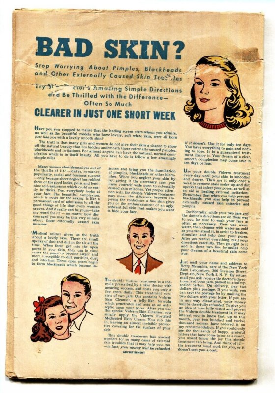 Whodunit #1--1948-- MATT BAKER ART--Violence--PRE-CODE--Golden-Age--comic book