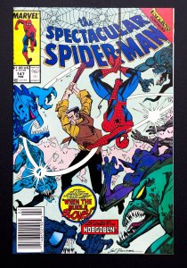 Spect. Spider-Man #147 (1989)Newsstand [KEY] Hobgoblin Possessed by Demon -VF/NM