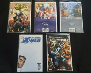 MISC MARVEL 5PC (VF/NM) CIVIL WAR, HEROES FOR HIRE, THE ULTIMATES, X-MEN 2006