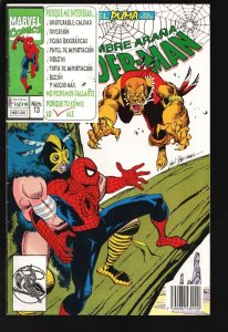 Spider-man El Hombre Arana #13 1994-Bar code cover-Spanish language edition -...