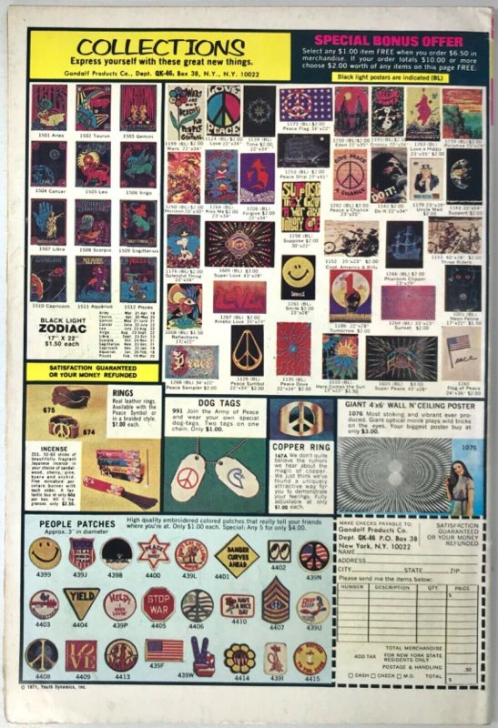 THE FUNKY PHANTOM Comic Issue 11 — Hanna Barbera 1974 Whitman Comics Western Pub