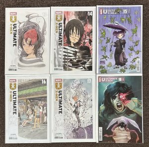 Ultimate X-Men #13,14,15,16,17,18 Peach Momoko NM Lot 2025