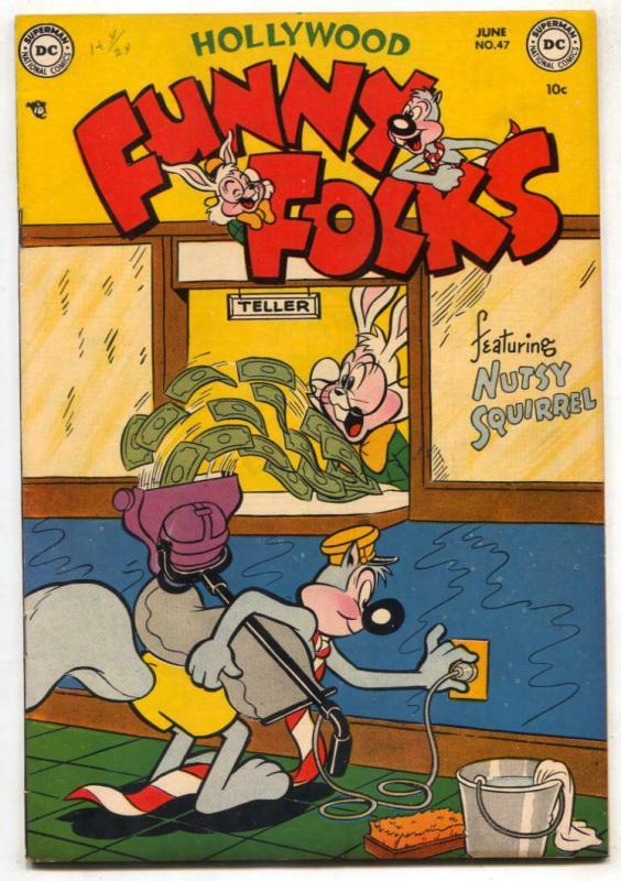 Hollywood Funny Folks #47 1952- Nutsy Squirrel- VF