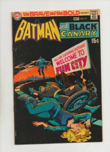 Brave & The Bold #91 - Batman & Black Canary Motorcycle Crash - (Grade 7.5) 1970
