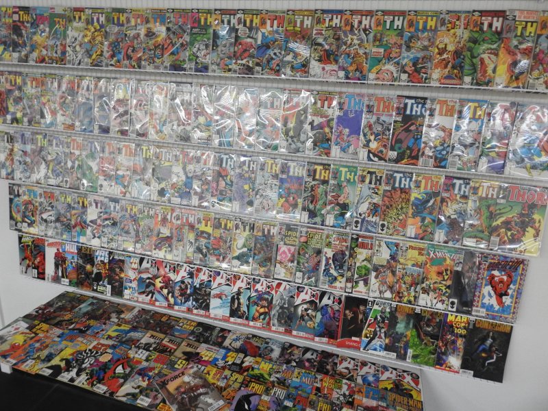 Huge Lot 180+ Comics W/ Thor, Spider-Man, Daredevil+ Avg VF- Condition!