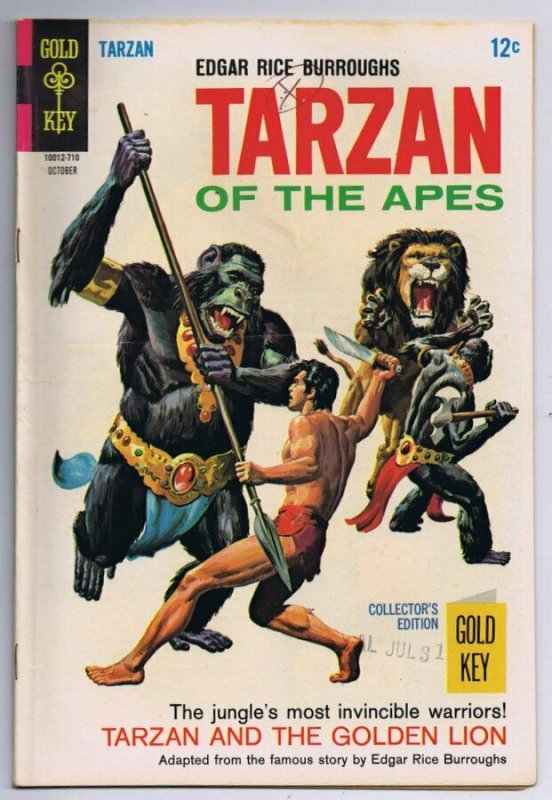 Tarzan #172 ORIGINAL Vintage 1968 Gold Key Comics