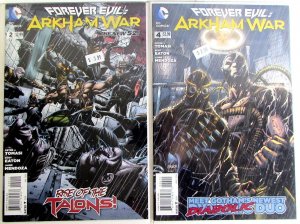 Forever Evil: Arkham War Lot of 2 #2, 4 (2014) DC Comics Bane Talons 1st Print