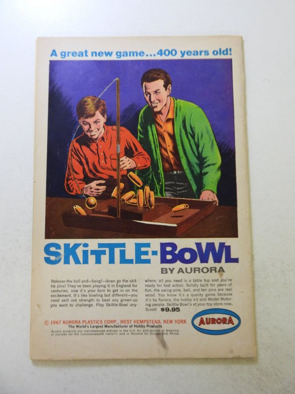 Batman #197 (1967) VG+ condition stains back cover