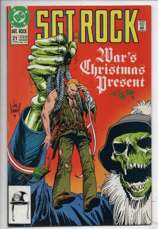 SGT. ROCK #21, VF/NM, Joe Kubert, Army, Christmas, DC 1992 more DC in store