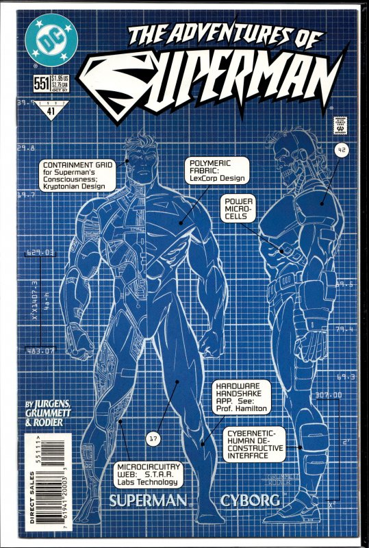 Adventures of Superman #551 (1997) Superman
