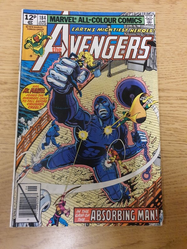 The Avengers #184 (1979) UK Prize Variant