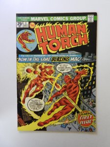 The Human Torch #1 (1974) FN/VF condition ink on cover