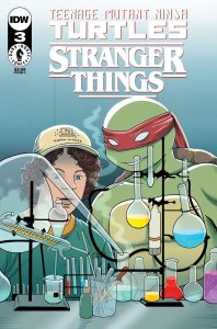 TMNT X Stranger Things #3 Cover C Woodall IDW Publishing 2023 EB172