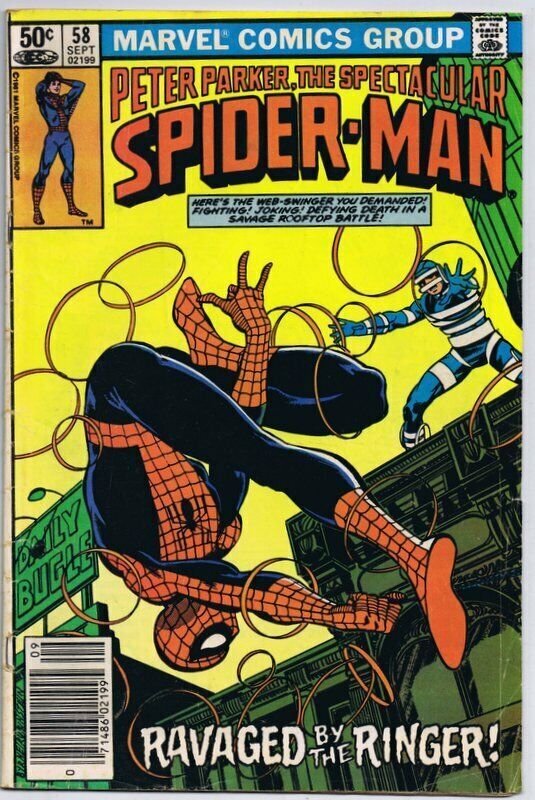 Spectacular Spider-Man #58 ORIGINAL Vintage 1981 Marvel Comics  