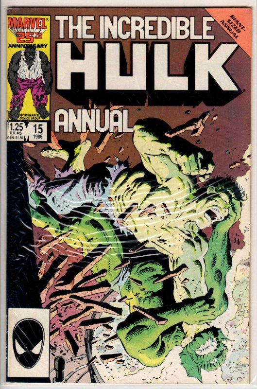 The Incredible Hulk Annual #15 (1986) 8.0 VF