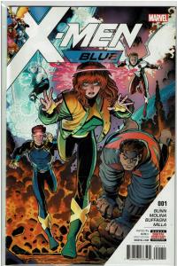 X-Men Blue #1, Near Perfect Copy!