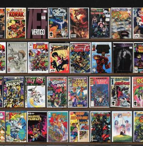 Huge Lot 150+ Comics with Howard The Duck, Grendel, Cloak And Dagger & More!