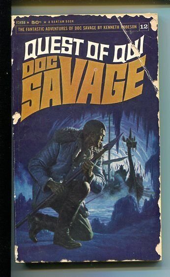 PULP:  DOC SAVAGE-QUEST OF QUI#12-ROBESON-G- JAMES BAMA COVER- G